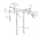 Sears 5127295879 top bar assembly diagram