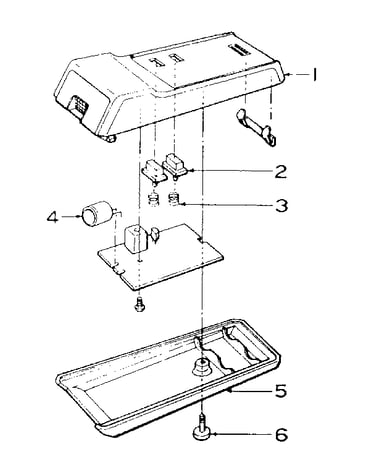 Remote control transmitter parts