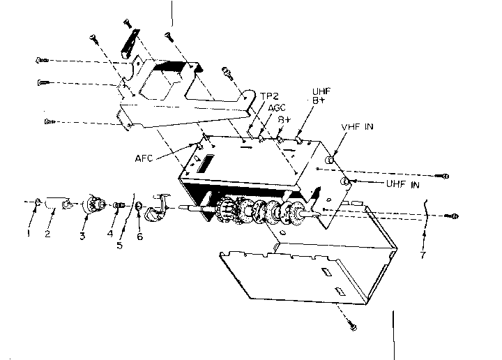 Vhf tuner part no. 46-95146-3