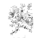Tecumseh HS50-67204D basic engine diagram