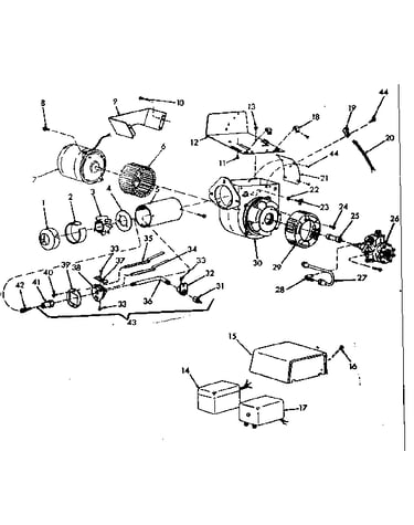 Oil burner assembly