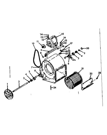 H-q blower assembly
