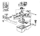 Briggs & Stratton 82900 TO 82997 (0010 - 0045) carburetor and fuel tank assembly diagram