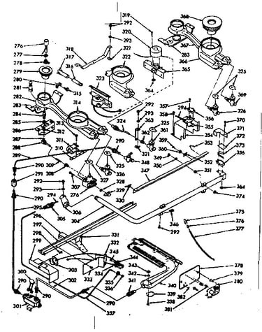 Burner section