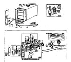 Briggs & Stratton 145700 TO 145706 (0110 - 0121) fuel tank and carburetor assembly diagram