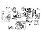 Briggs & Stratton 145400 TO 145454 (0110 - 0148) flywheel assembly diagram