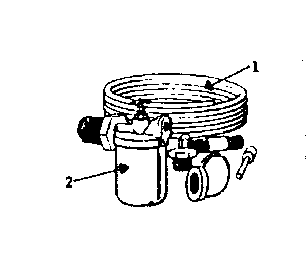 1494-1 outside oil tank connection kit