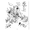 Tecumseh H35-45241G basic engine diagram