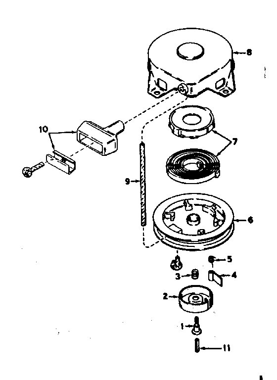 Rewind starter no. 590420