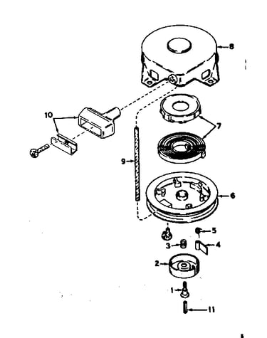 Rewind starter no. 590420