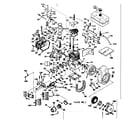 Tecumseh H50-65166H basic engine diagram