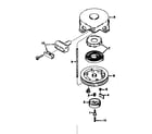 Tecumseh H50-65166H rewind starter no. 590420 diagram