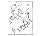 Tanaka TOB-120 steering, mounting & gear housing assembly diagram