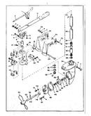 Steering, mounting & gear housing assembly