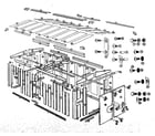 Sears 69660034 replacement parts diagram