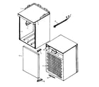 Kenmore 61281500 cabinet parts diagram