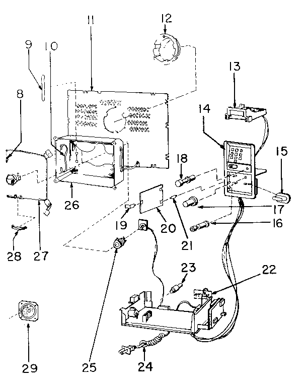 Back cabinet