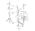 Lifestyler 15561-INCLINE BENCH barbell support diagram