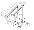 Lifestyler 15561-INCLINE BENCH incline support diagram