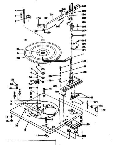 Above main plate