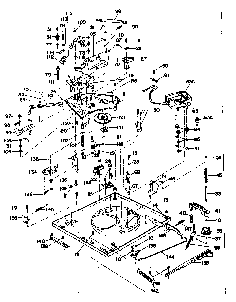 Below main plate