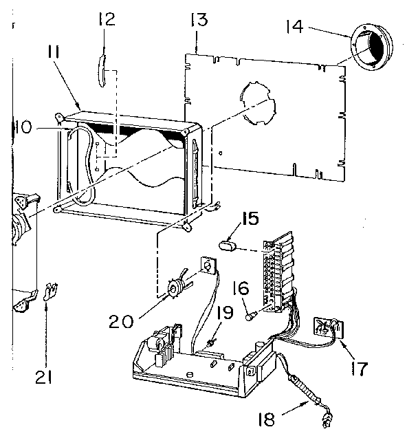 Back cabinet