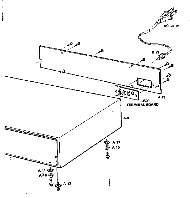Back lid assembly