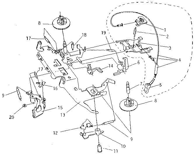 'ribbon cassette & correction cassette mechanism'