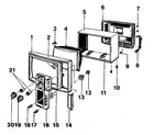 LXI 56454000050 cabinet diagram