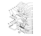 Kenmore 17581550 nozzle and motor assembly diagram