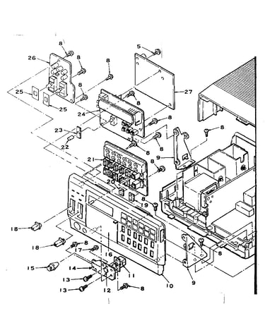 Front panel assembly