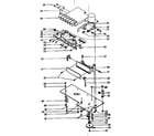 LXI 57223960800 cabinet parts & p.c. board installation diagram
