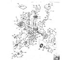 Tecumseh H30-35297J basic engine diagram