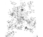 Tecumseh H35-45352L basic engine diagram