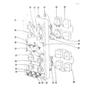 Kenmore 1019036600 control panel section diagram