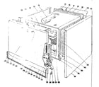 Kenmore 1019036640 lower oven section diagram