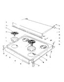 Cook top section