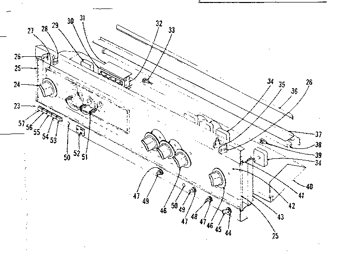 Control panel section