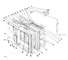 Kenmore 1019126600 oven section diagram