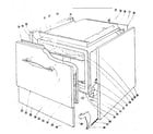 Kenmore 1019306400 body section diagram