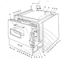 Kenmore 1019366400 body section diagram