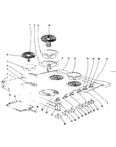 Cook top section
