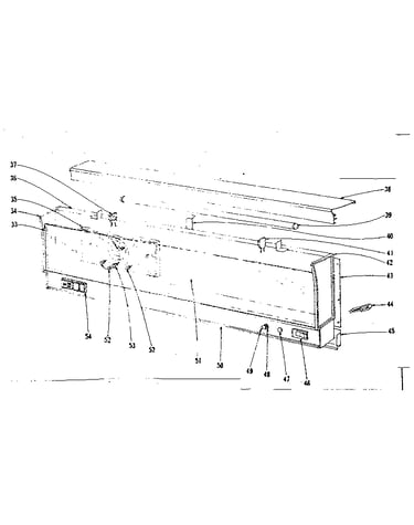 Backguard section
