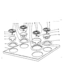 Cook top section