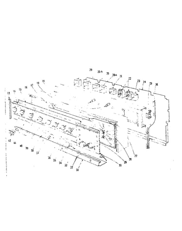 Backguard section