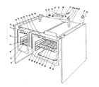 Kenmore 1019666540 body section diagram
