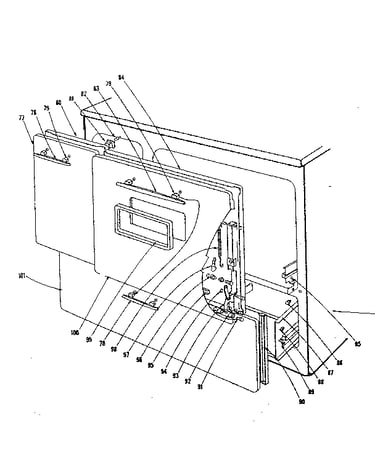 Door and drawer section