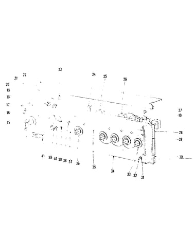 Backguard section