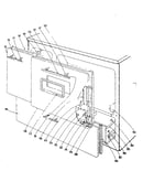 Door and drawer section for 101.9676400 and 101.9676440