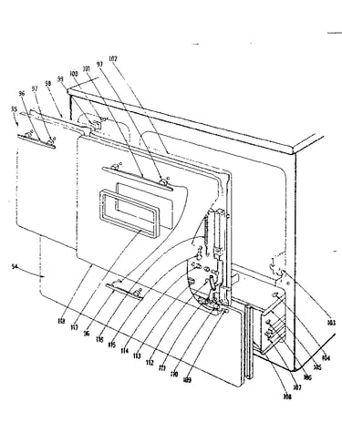 Door and drawer section for 101.9676401
